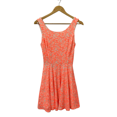 Guess Womens  Size S Sleeveless Dress  Orange 