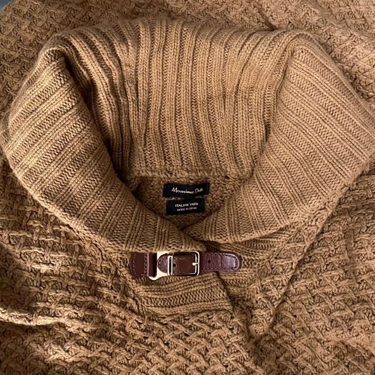 Massimo Dutti WITH DETAIL - A-line skirt - dark brown