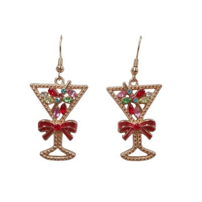  Women's Martini Earrings 