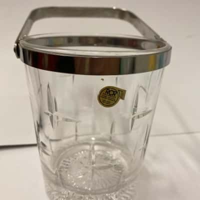 Genuine Lead Crystal Ice Bucket