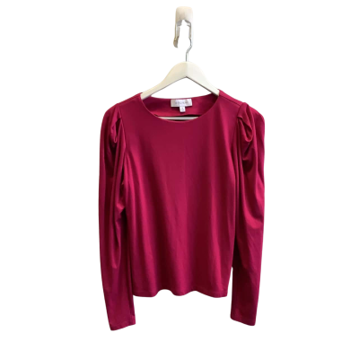 Witchery Womens Size M Long Sleeve Top Pink