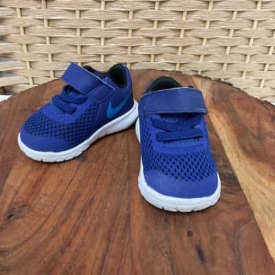Baby Nike Flex Experience AN5 Two-Tone Blue Size US2C Infant-Toddler
