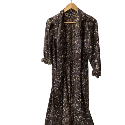  Womens  Size L Floral Lightweight Jacket or dress (i)