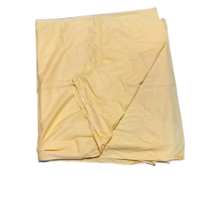 Thin ( Almost Sheer) Poly Cotton Fabric 110 x 750 cm.  Egg Yolk Colour (Fab4)