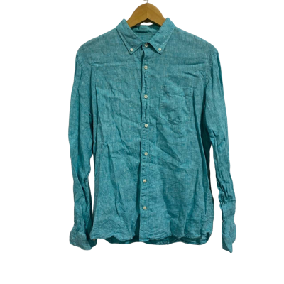 Country Road- Baird McNutt Irish Linen Mens  Size M Business Shirt 