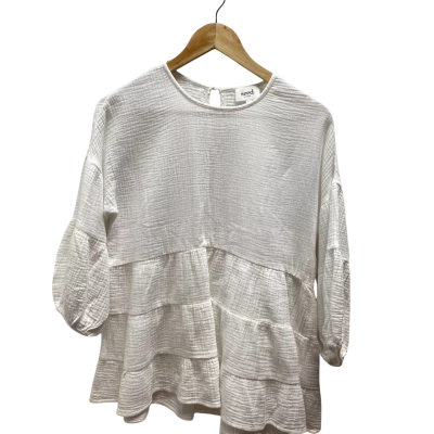 Seed Heritage Womens  Size 6 White Top