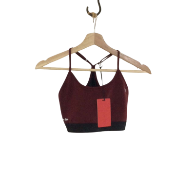 Inspire Women's Size S Sports Bra Black  / Maroon 