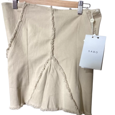Womens  Size S Off-the-shoulder Top Cream 