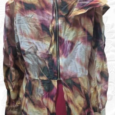 Decjuba Womens  Size 18 Long Sleeve Top Pattern 