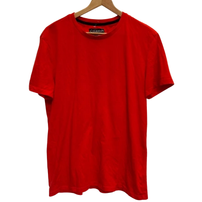 Calvin Klein Mens Size L Orange T-Shirt