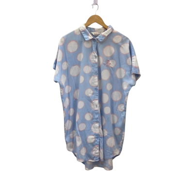 Peter Alexander Womens  Size M Nightshirt Blue / Pink / White  / Polka Dot