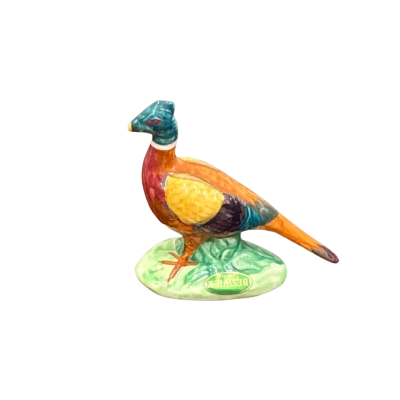 Vintage Beswick England Pheasant Bird Porcelain Figurine