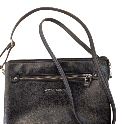 Wayne Cooper Womens Black  Handbag 