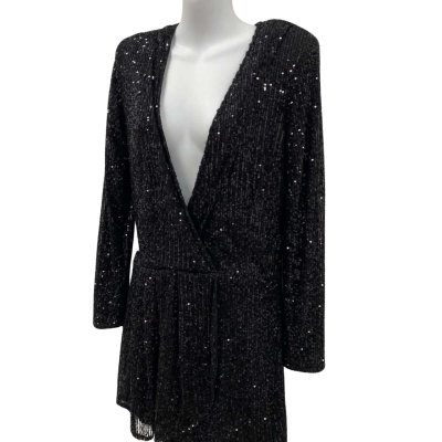 Lioness Womens  Size M Cocktail Dress Black  