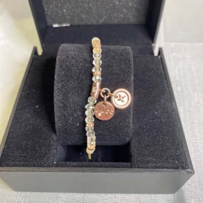 Mimco Womens Beaded Bracelet Rose Gold 