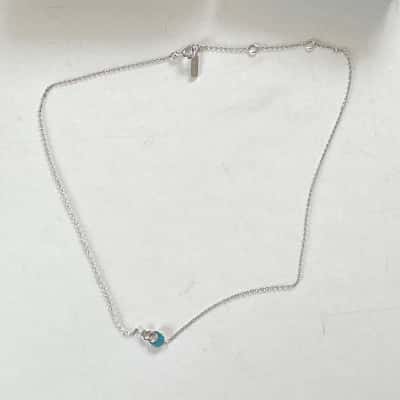 Ania Haie 925 Sterling Silver Blue Moon Necklace 