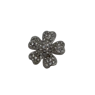 Unbranded Women's Brooch Sparkle Flower