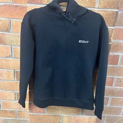  Womens Echt Size XS Black Hooded Jacket