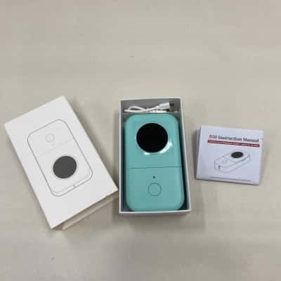 Phomemo D30 - Smart Mini Inkless Printing / Label Maker Machine - With Charging Cable - Label Roll - Instruction Manual