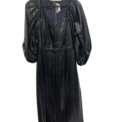 ROTATE Birger Christensen Womens  Size 12 Cocktail Dress / Formal Dress / Long Sleeve Dress / Midi Dress Black  