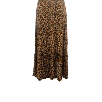 Ally Fashion Womens  Size 12 Maxi Skirt Floral 