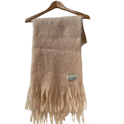 St Albans Mohair Scarf in Cream