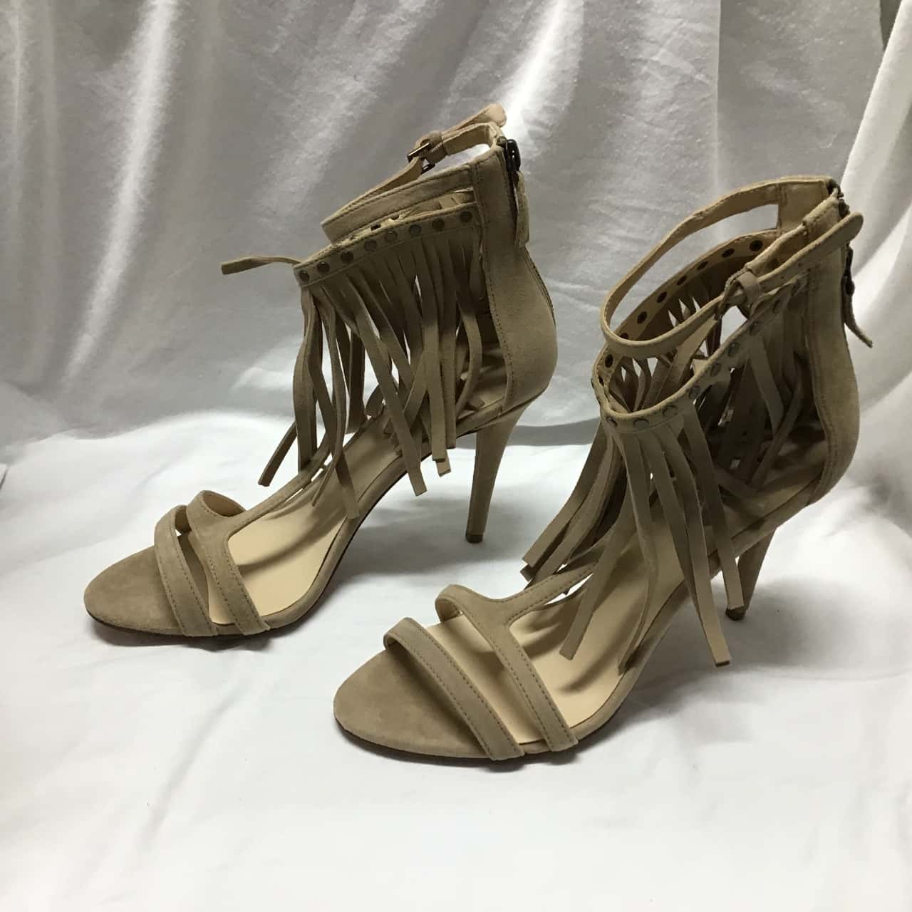 Nine West, High heels with fringe, Size 9