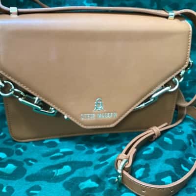 Steve Madden Handbag -Tan with Gold Handle
