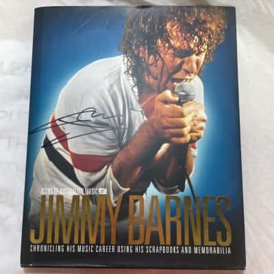 SIGNED JIMMY BARNES Book Icons of Australia Music