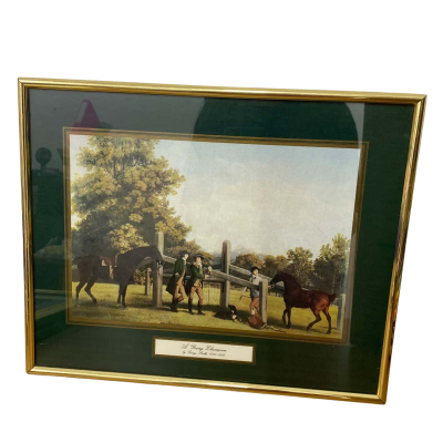 Vintage Picture A YOUNG CHAMPION By George Stubbs 17x13 Frame