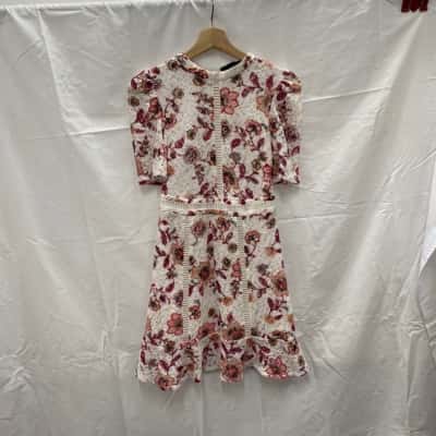 Minkpink Womens  Size XS Short Sleeve Dress  Floral 