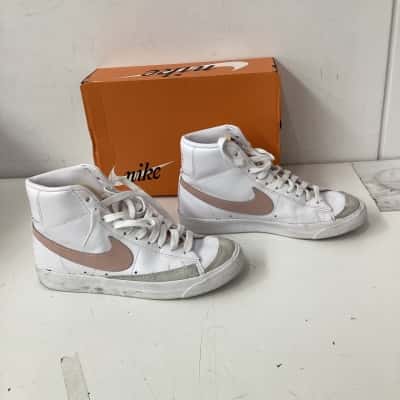 Nike Blazer Mid 77 Womens  Size US 7.5 white pink and orange 