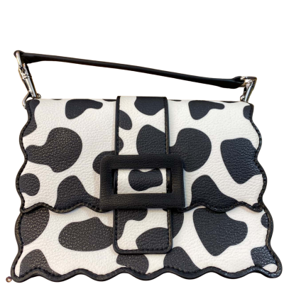 Charles & Keith Womens Black  / White Handbag