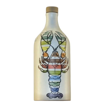 Muraglia Oil container/Lobster Ceramic Jar 500ml