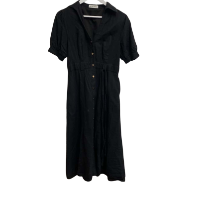 Fresh Soul Womens  Size 10 Maxi Dress / Short Sleeve Black  