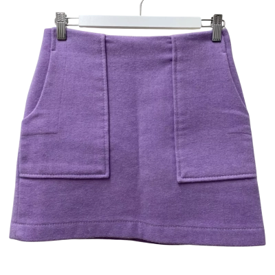  Eder by Anna Women Size 6 Mini Skirt Purple 