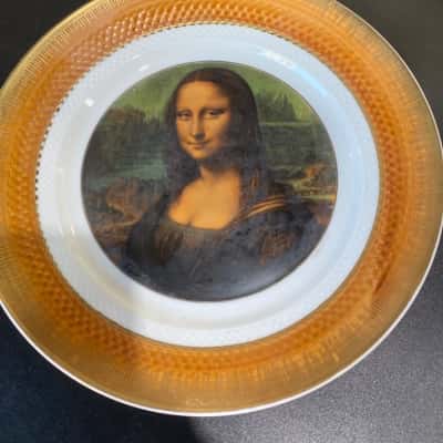 Vintage Mona Lisa ‘ copie de Limoges’ plate