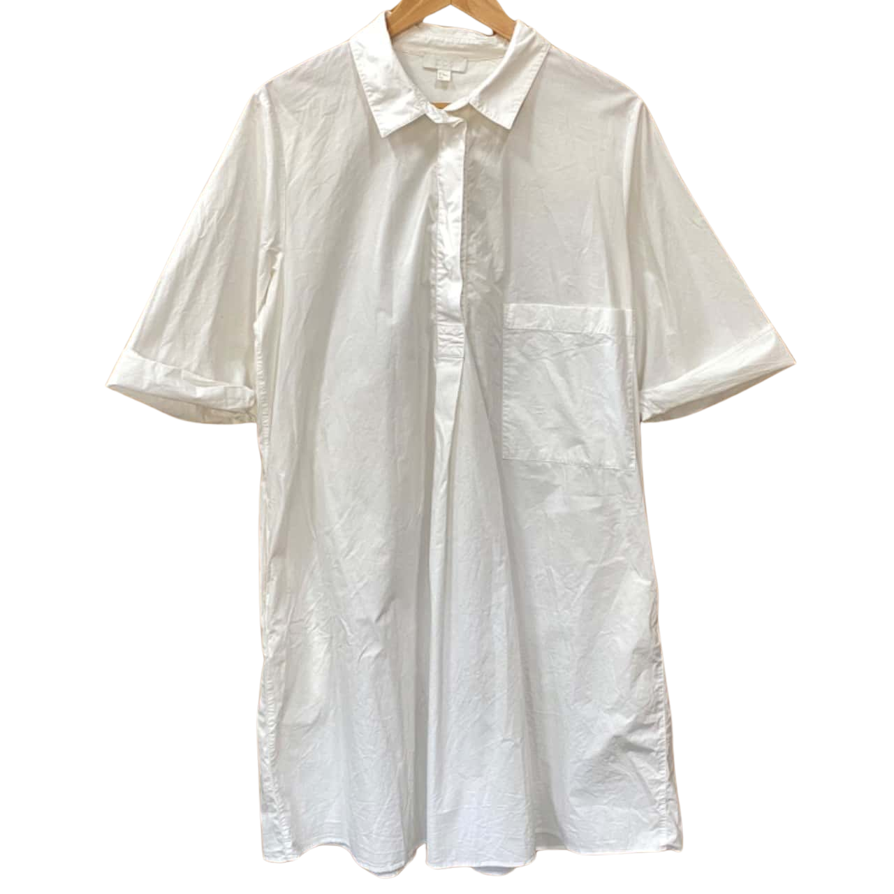 COS white shirt dress
