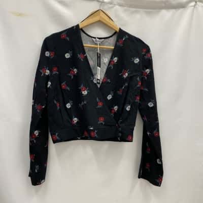 Women's youth Brands Button Side Blouse Size-8