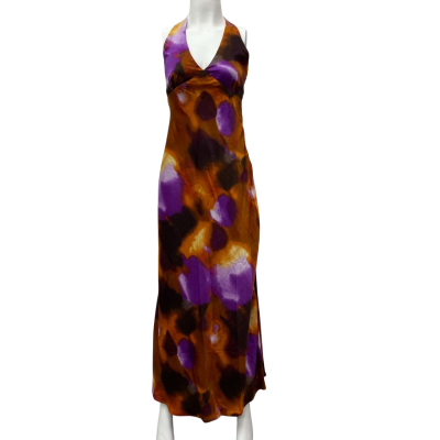 Ally Womens  Size 8 XS Halter Neck Dress Multicoloured Brand New with Tags
