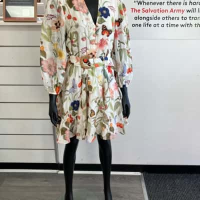Forever New Floral Dress Size 8