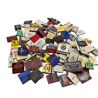 100+ Vintage Match Books & Boxes