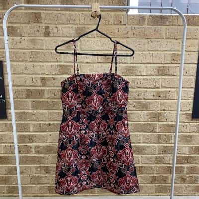 Kookai Womens  JACQUARD MINI DRESS Size 38 