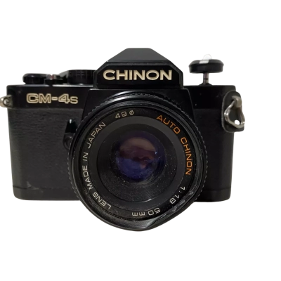 Chinon CM-4s 35mm film Camera with Auto Chinon 50mm f/1.9 lens 