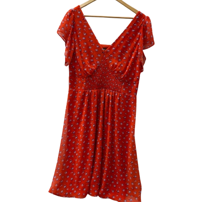 City Chic Womens Size XS Floral Dress Blue / Red 