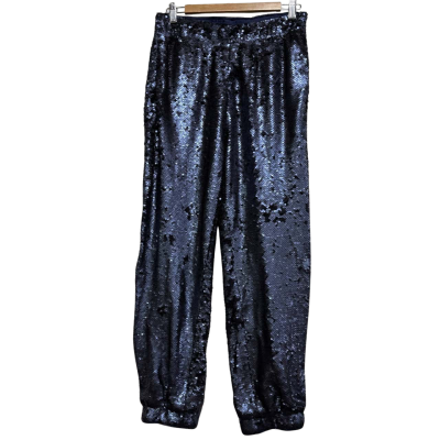 Decjuba Womens Pant Size 8 Navy Blue 