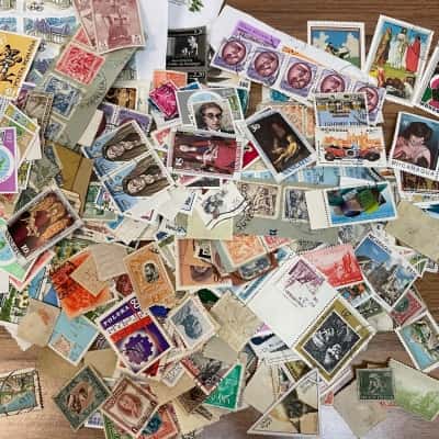 Bulk Lot of Mixed International Postage Stamps