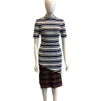 BNWT Finders Keepers Women's Size S Just My Luck Dress Striped 