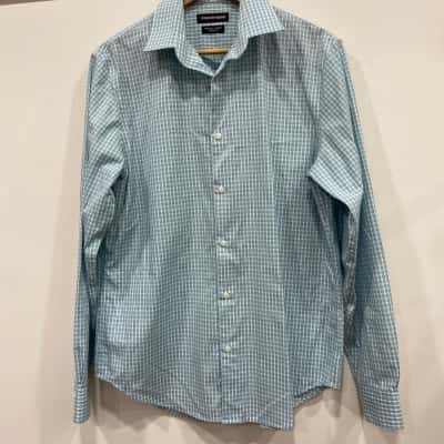 Country Road Mens  Size M Checked Shirt Blue / White 