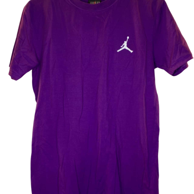 Jordan Mens  Size M Short Sleeve Shirt Purple 